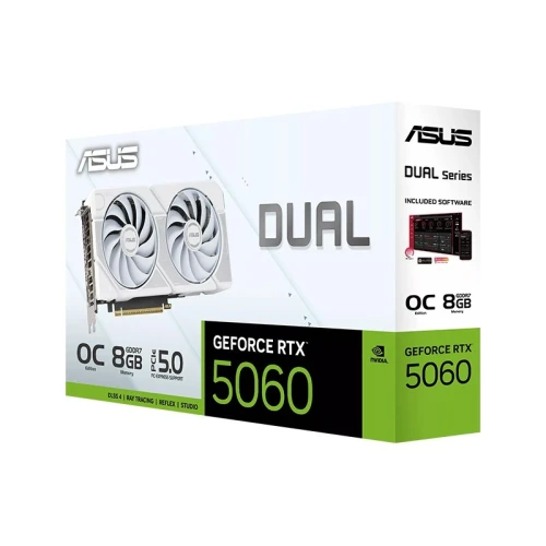 Asus Dual GeForce RTX 5060 White OC Edition 8GB GDDR7
