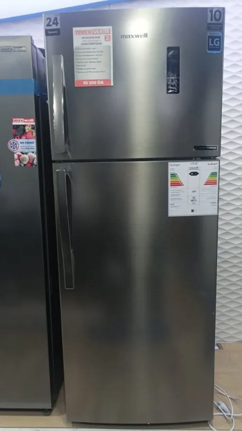 Réfrigérateur maxwell  580l  inox nofrost