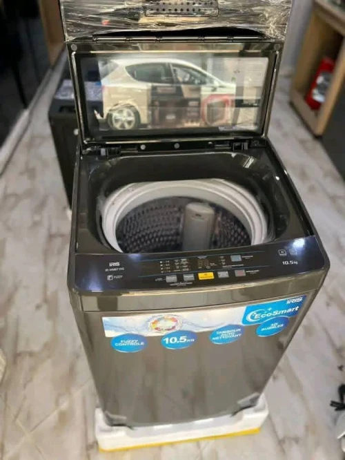 Machine a laver IRIS la top automatique 10.5kg blanc / gris