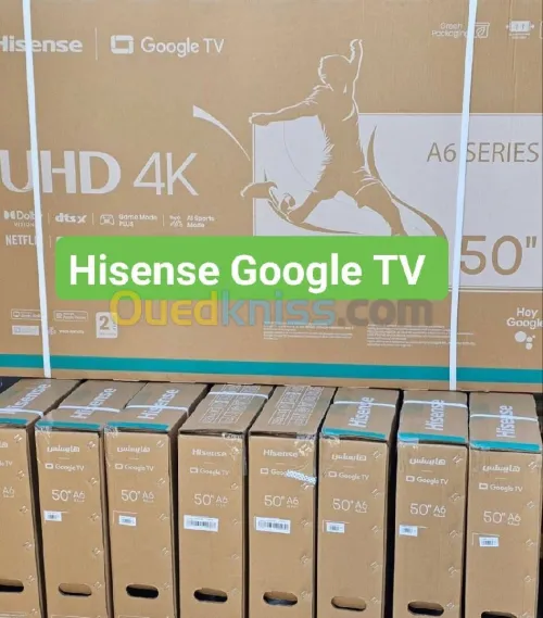 Tv télévisions hisense 50 pouce google tv 4k 