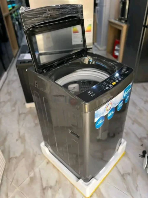 Machine a laver IRIS la top automatique 10.5kg blanc / gris