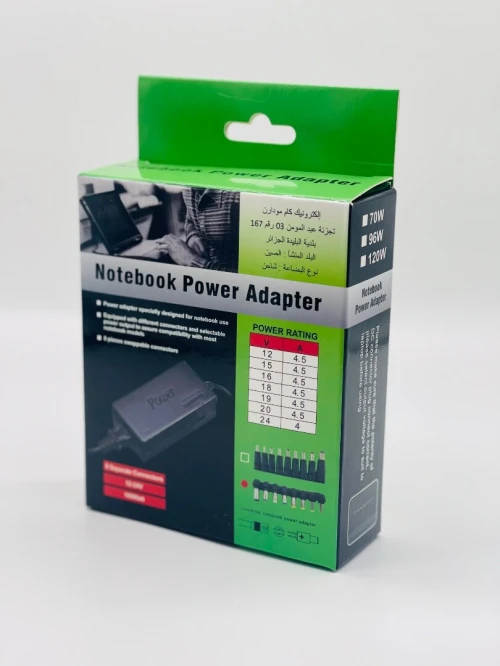 Chargeur Laptop Universal de 12V a 24V 120W