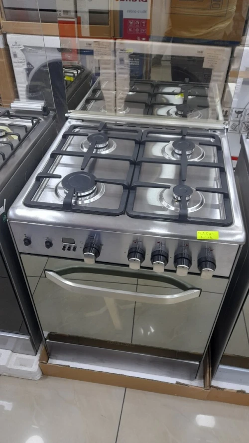 Promotion cuisinière maxwell 4 feux inox ventilé 