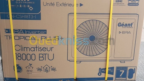 Promotion climatiseur geant 18000btu inverter tropical plus 