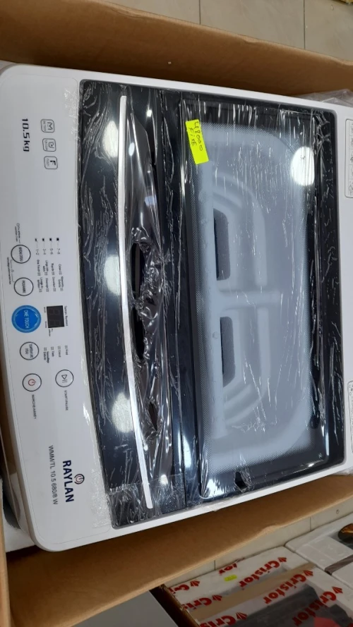 Promotion machine à laver raylan 10kg top blanche 
