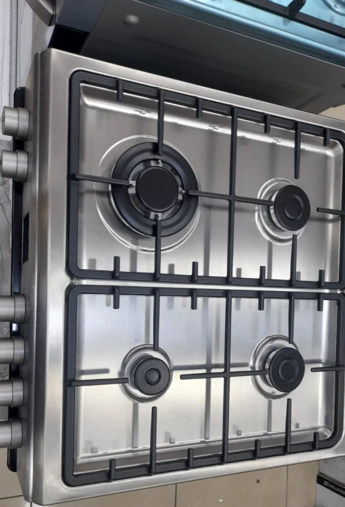 Promotion cuisinière brandt 4 feux inox ventilé gaz electrique wok tabona 