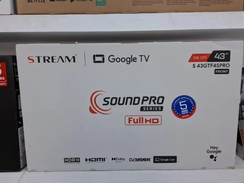 Promotion téléviseur stream 43 pouce full HD google tv