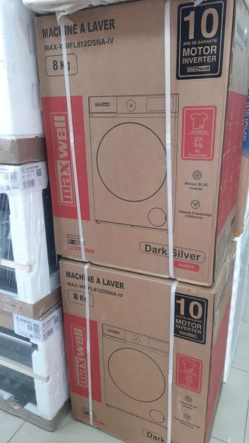 Promotion machine a laver maxwell 8kg gris 