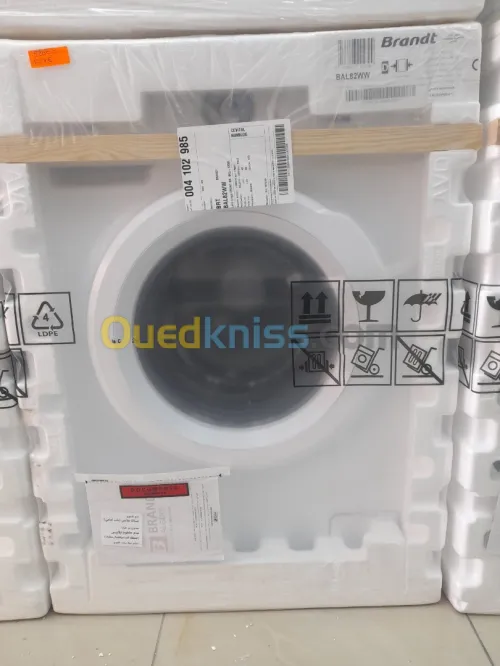 Promotion machine à laver brandt 8kg blanche 