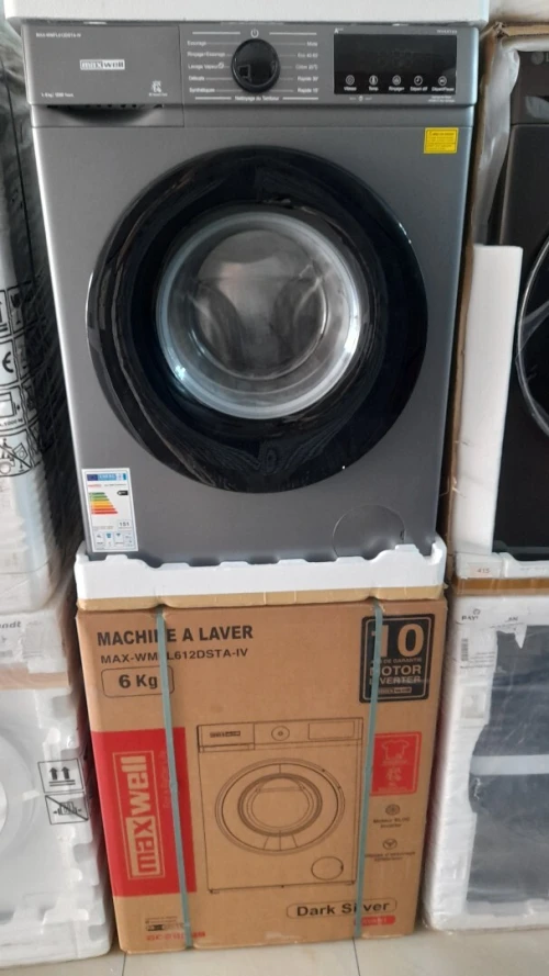 Promotion machine a laver maxwell 6kg grise 