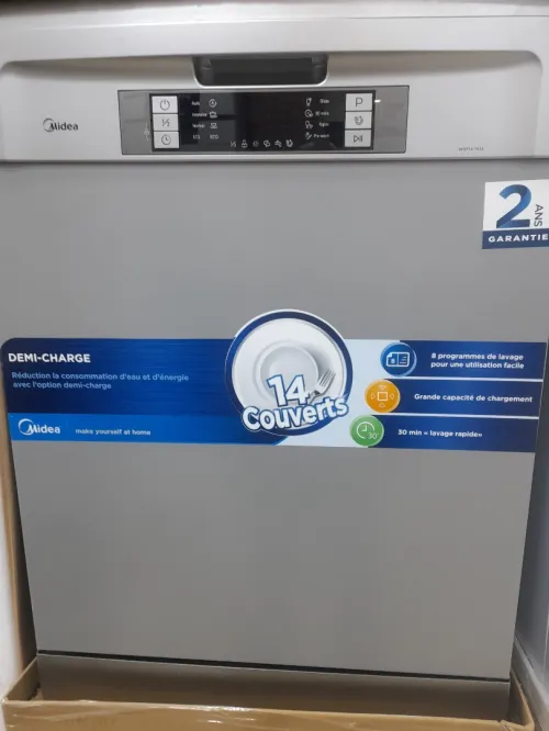 Promotion lave vaisselle midea 14 couverts gris 