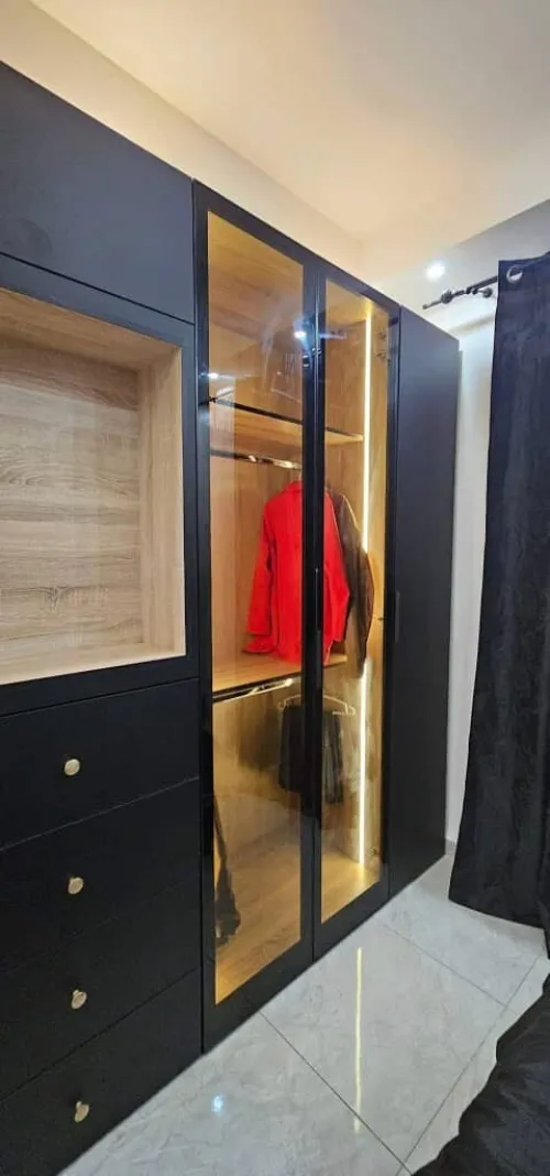 cuisine équipée moderne Et Dressing sur mesure