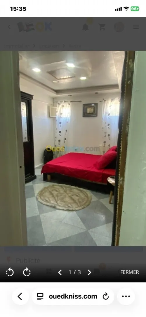Location Appartement Studio Alger Dar el beida