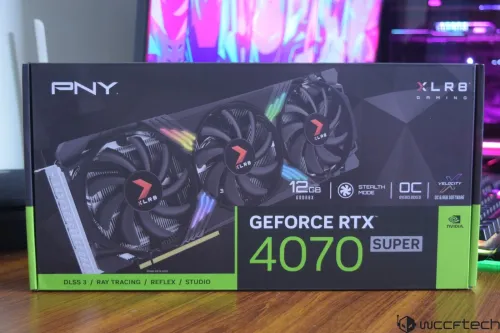 Nvidia RTX 4070 Super ( PNY . XLR8 ) 12go OC