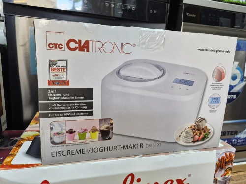 CLATRONIC Ice cream maker Yaourtière et Sorbetière 2en1 100w