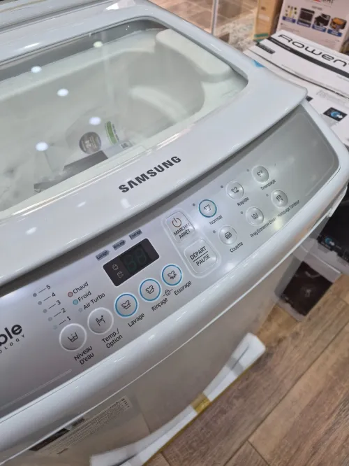 SAMSUNG Wobble Lave linge machine à lave TOP 7Kg BLANC
