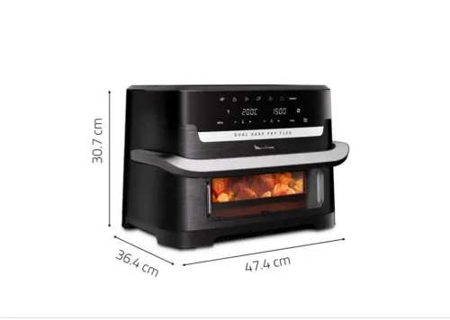 MOULINEX Dual Easy Fry Flex Air Fryer friteuse à air 9L 8 personne