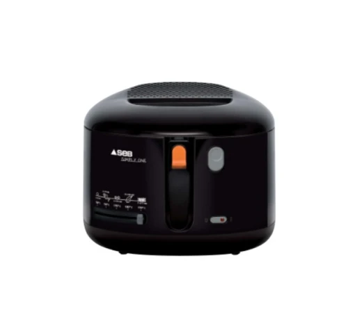 SEB Simply One friteuse à l'huile classique 1.2Kg 2.1L Noire