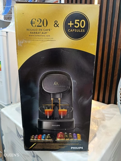 PHILIPS L'or Barista Sublime Compact machine a café 50 capsule 19 bars 1450w 2 tasses LM901205 BLACK