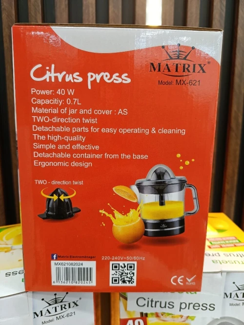 MATRIX Presse Agrumes 700ml 40w