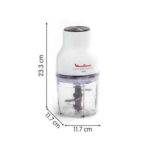 MOULINEX Moulinette Essential Mini hachoir 3en1 4 lames