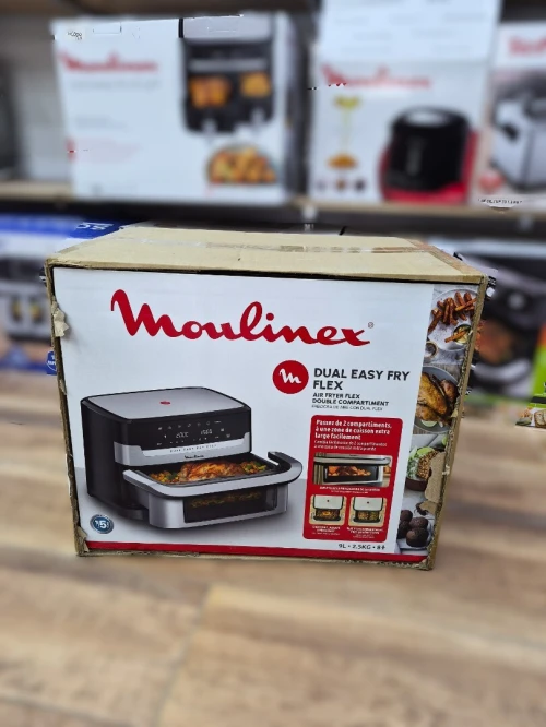 MOULINEX Dual Easy Fry Flex Air Fryer friteuse à air 9L 8 personne