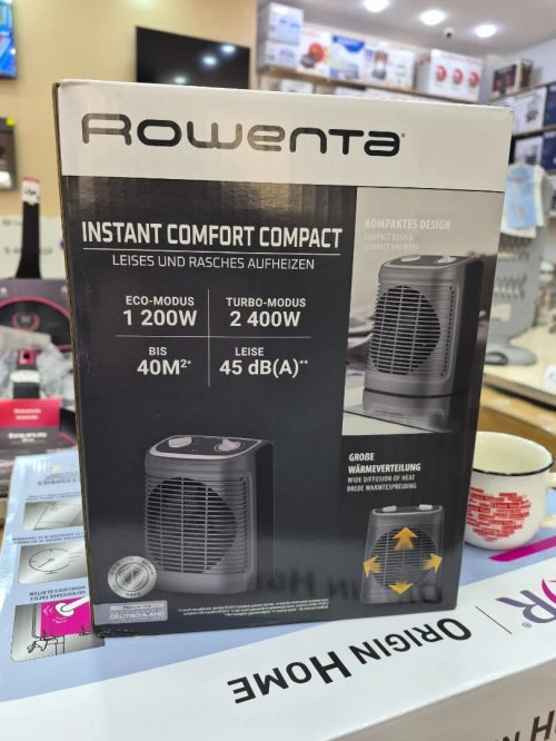 ROWENTA Radiateur soufflant Chaud/Froid Instant Comfort Compact 1200/2400w