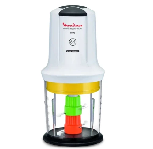 MOULINEX Multi Moulinette/Mini Hachoir 6en1 2 vitesses 500w 6 fonctions