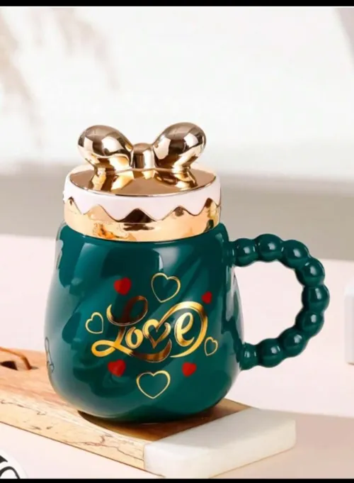Tasse mug de café en ceramique avec couvercle