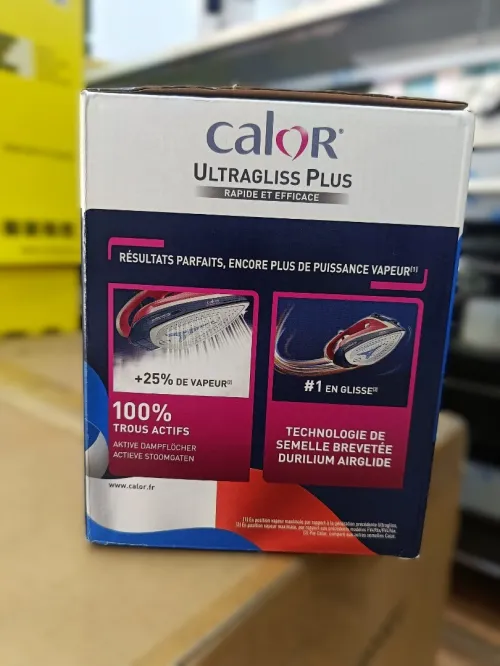 CALOR Fer à repasser a vapeur 2800w UltraGliss Plus FV6814CO