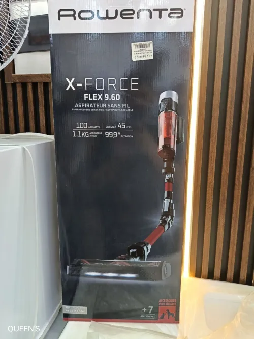 ROWENTA W-Force Flex Aspirateur Sans fil Kit Animal 9.60 100w +7 Accessoires RH2079