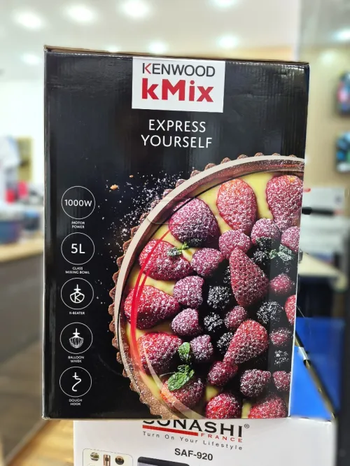 KENWOOD kMix Robot pâtissier Pétrin 5L Bol en verre 1.3Kg 1000w ROSE GOLD
