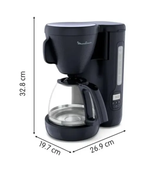 MOULINEX Cafetière filtre Programmable Morning Bleu Nuit
