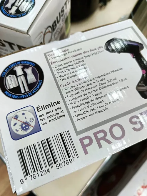ROBUSTE Pro Style Défroisseur a vapeur 1630W