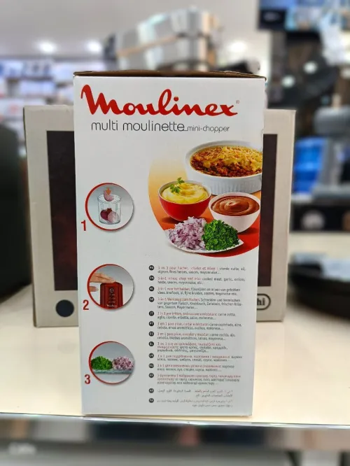 MOULINEX Multi moulinette 3en1 6 lames 500w 2 vitesses
