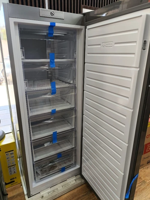 CRISTOR Congélateur ICEBERG vertical 6 tiroirs INOX 214L