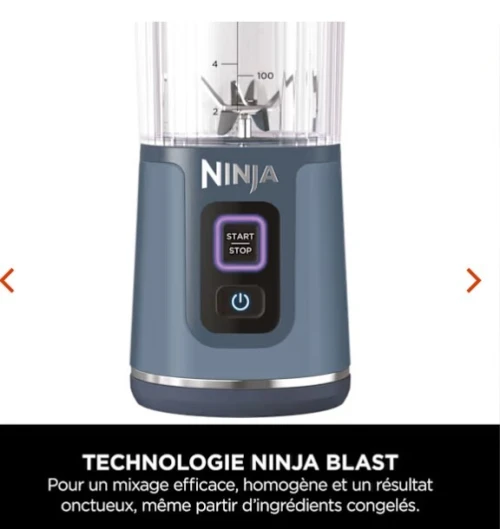 NINJA BLAST Mini blender portable sans fil rechargeable 530ml USB-C