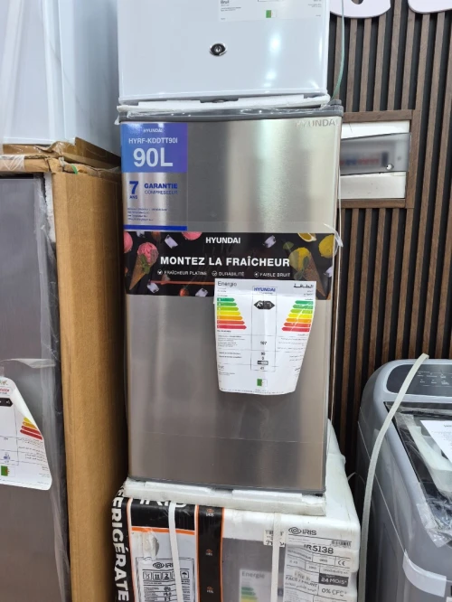HYUNDAI Maxi Réfrigérateur 90L INOX