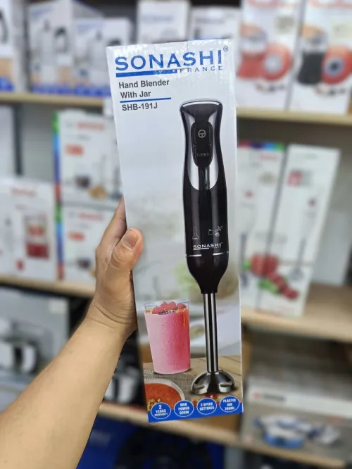 SONASHI Pied mixeur plongeant 600w 2 vitesses INOX