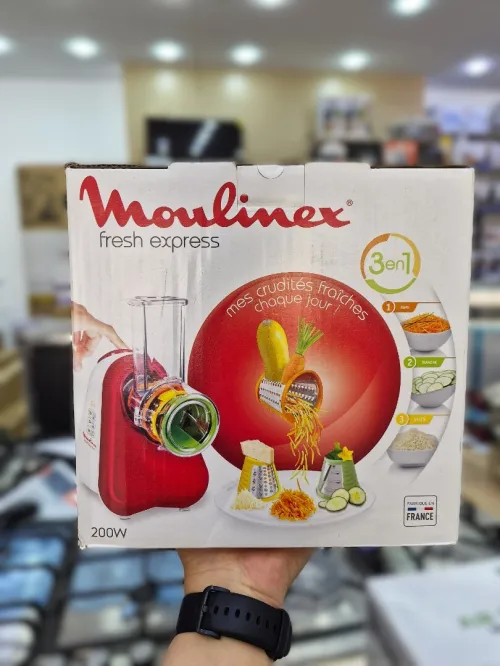 MOULINEX Fresh Express Coupe légumes 200w 3en1