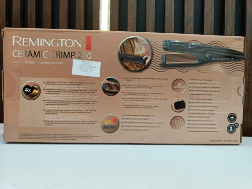 REMINGTON Lisseur fer à gaufrer Ceramic Crimp S3580