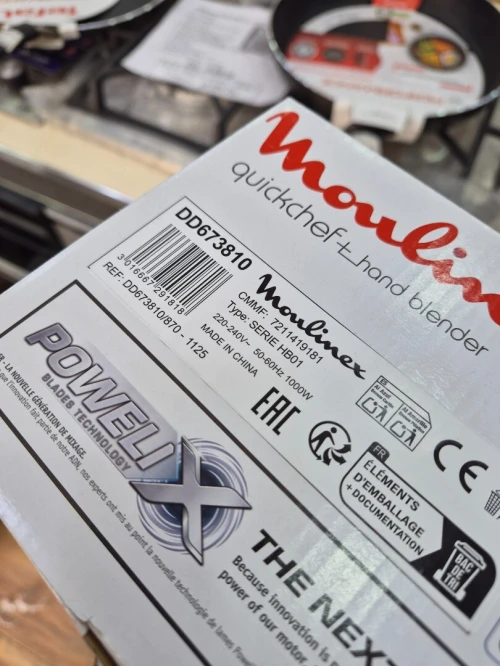 MOULINEX QuickChef+ Pied mixeur plongeant 3en1 1000w 20 vitesses + silencieux