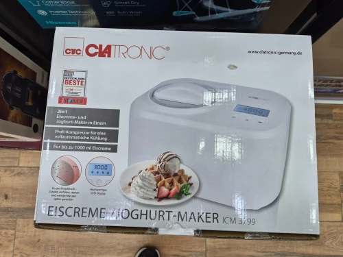 CLATRONIC Ice cream maker Yaourtière et Sorbetière 2en1 100w