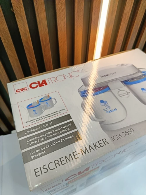 CLATRONIC Sorbetière Ice Cream Maker double tasses