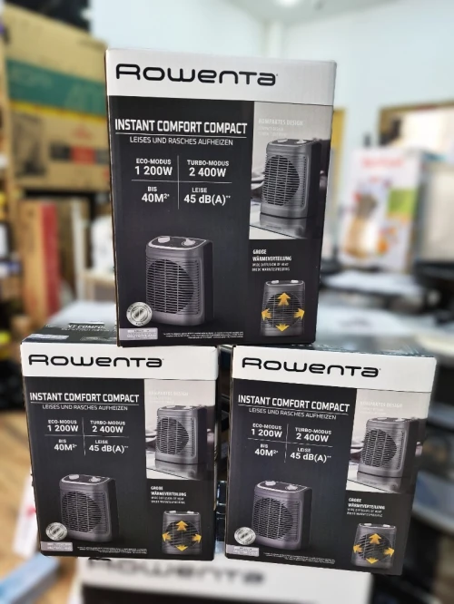 ROWENTA Radiateur soufflant Instant Comfort Compact 1200/2400w