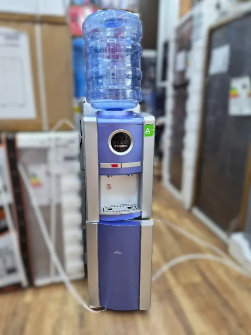 RAYLAN Distributeur d'eau Fontaine a eau fraîche avec mini réfrigérateur intégré