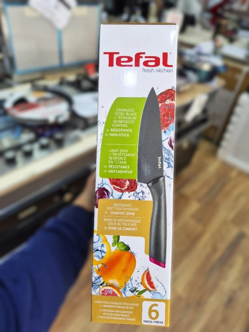 TEFAL Fresh Kitchen Set de couteaux 6 pcs Inox