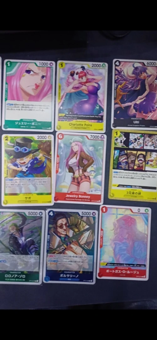 Cartes TCG one piece originaux