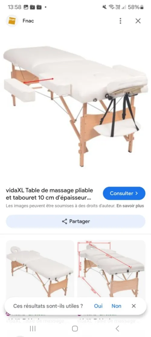 Lits de masage (portable)