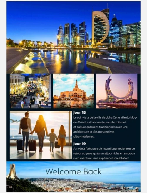 Combiné Japan/ Thaïlande/ Qatar été 2025